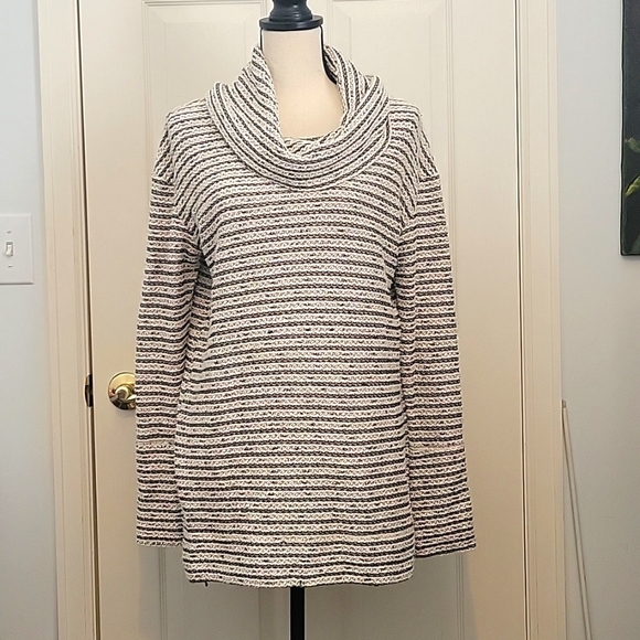 Merona cowel neck sweater/tunic. Size Large. Great used condition. - Picture 1 of 5